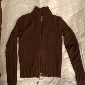 Chunky sweater full zip